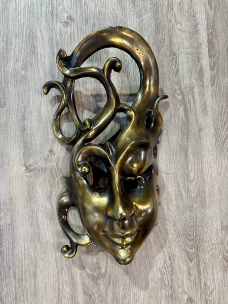 Indonesian Decorative Bronze Mask 35cm - LAST 2