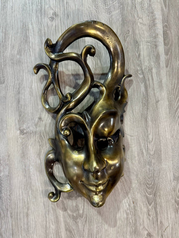 Indonesian Decorative Bronze Mask 35cm - LAST 2