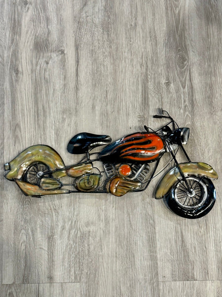 Harley Davidson Motorcycle Metal Wall Art 48cm - LAST ONE