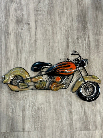 Harley Davidson Motorcycle Metal Wall Art 48cm